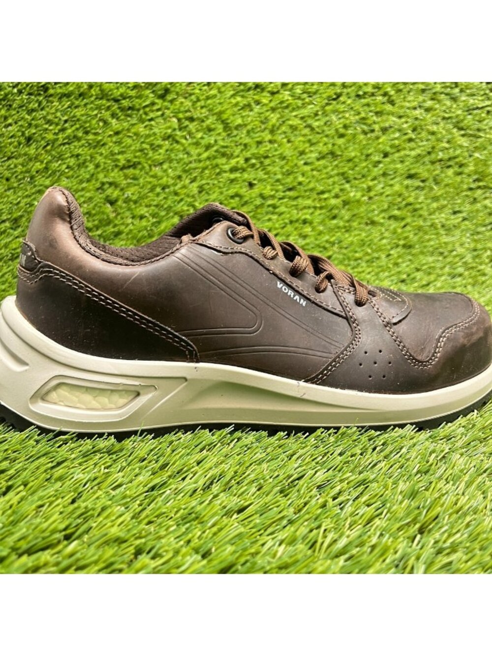 Voran SportSafe Energy 810M Mens Size 8.5 Brown Composite Toe Safety Work Shoes